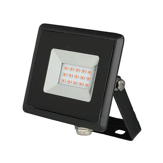 Proiector led 10W, 1400 lm, IP65, lumina rosie, 110x112x22mm, Aluminiu