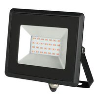 Proiector led 20W, 1400 lm, IP65, lumina rosie, 150x143x26 mm, Aluminiu