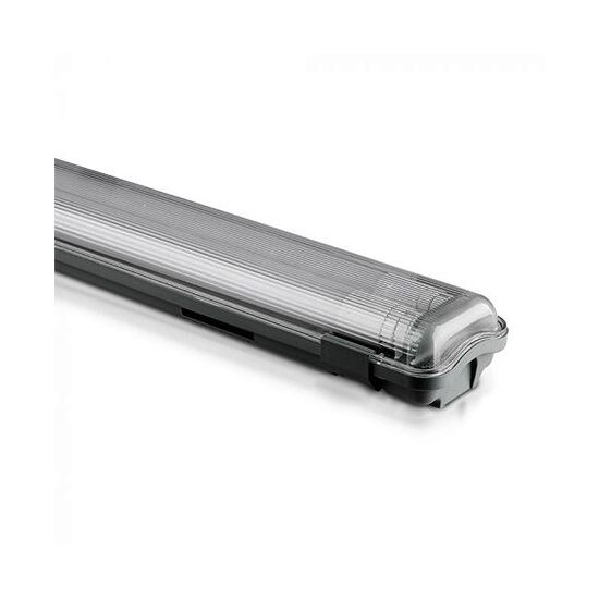 CORP ILUMINAT LED 120CM 2X18W 6400K ALB RECE IP65