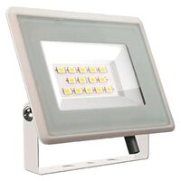 Proiector led 10 W, 6400K, IP65, 750 lm, Aluminiu, Alb, dimensiuni 90x27x86 mm