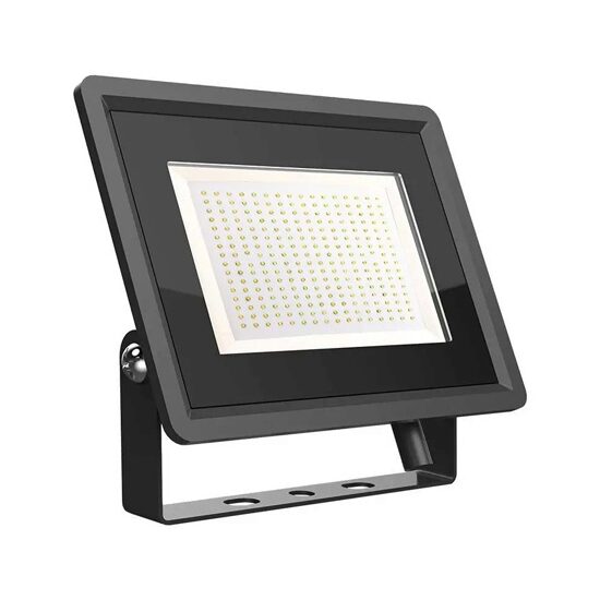 Proiector led 200 W, 4000K, IP65, 17600 lm, Aluminiu, Negru, dimensiuni 400 x 33 x 333 mm