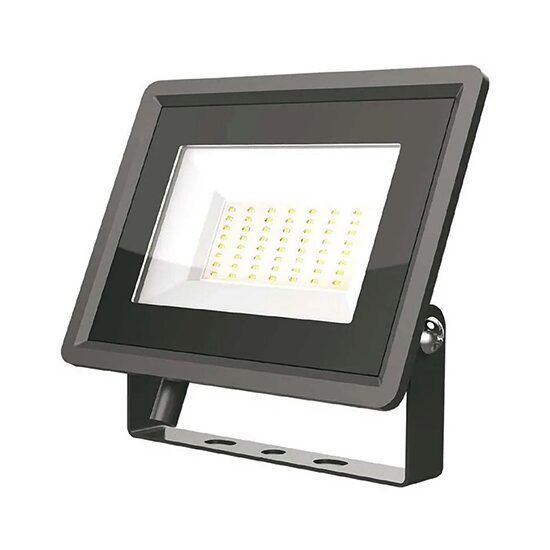 Proiector led 50 W, 4000K, IP65, 4300 lm, Aluminiu, Negru dimensiuni 180 x 27 x 150 mm