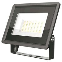 Proiector led 50 W, 6500K, IP65, 4300 lm, Aluminiu, Negru dimensiuni 180 x 27 x 150 mm