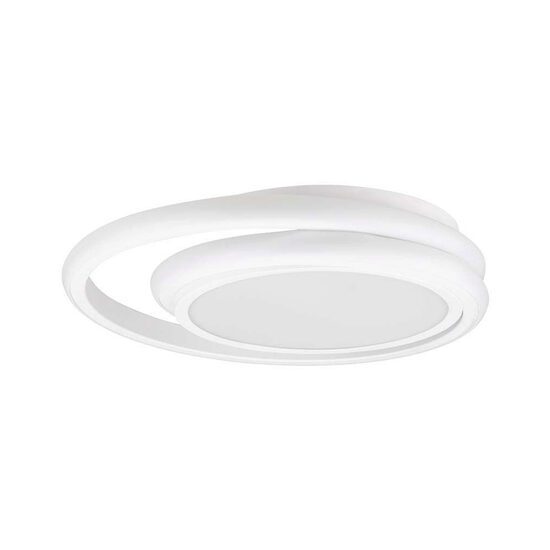 Plafoniera led, 4050 lm, 38W, 4000K, 450 x 50 mm, Aluminiu, Alba