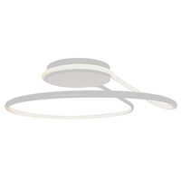 Plafoniera led, 5330 lm, 54W, 4000K, 520 x 200 mm, Aluminiu, Alb