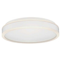 Plafoniera led dimmabil, lumina naturala 4000K, 2500 lm, Alb, 24 W, diametru 400 mm