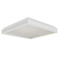 Plafoniera patrata cu led dimmabil, lumina naturala 4000K, 2450 lm, Alb, 24 W, dimensiune 400x400 mm