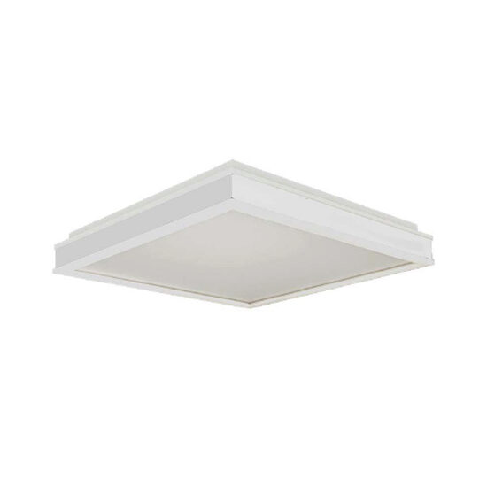 Plafoniera patrata cu led dimmabil, lumina naturala 4000K, 2450 lm, Alb, 24 W, dimensiune 400x400 mm