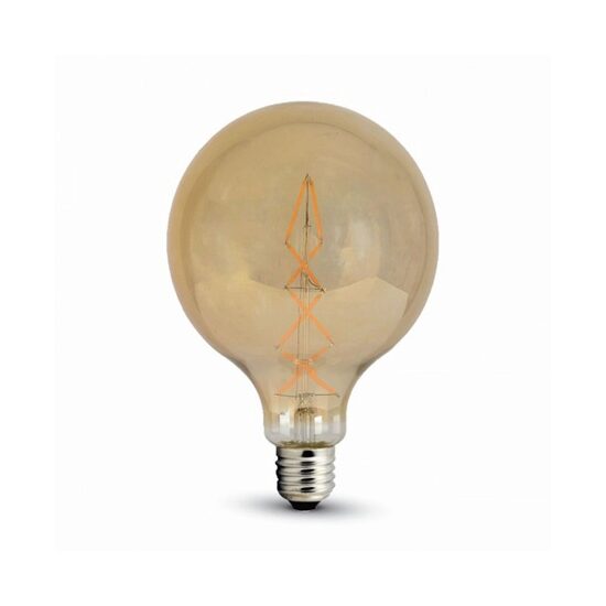 BEC LED G125 E27 8W CU FILAMENT 2200K ALB CALD