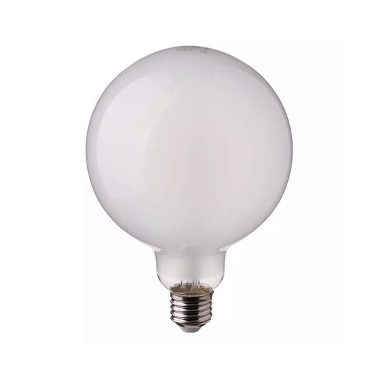 BEC LED G125 E27 7W CU FILAMENT 6400K ALB RECE STICLA MATA