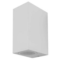 Aplica led cu soclu 2xGU10, Fara bec, patrat, max 35W, Aluminiu, 150 x 68 x 92 mm, IP44