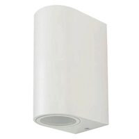 Aplica led cu soclu 2xGU10, Fara bec, Rotunda, max 35W, Aluminiu, 150 x 68 x 92 mm, IP44