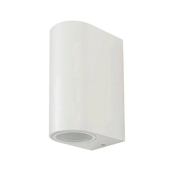 Aplica led cu soclu 2xGU10, Fara bec, Rotunda, max 35W, Aluminiu, 150 x 68 x 92 mm, IP44