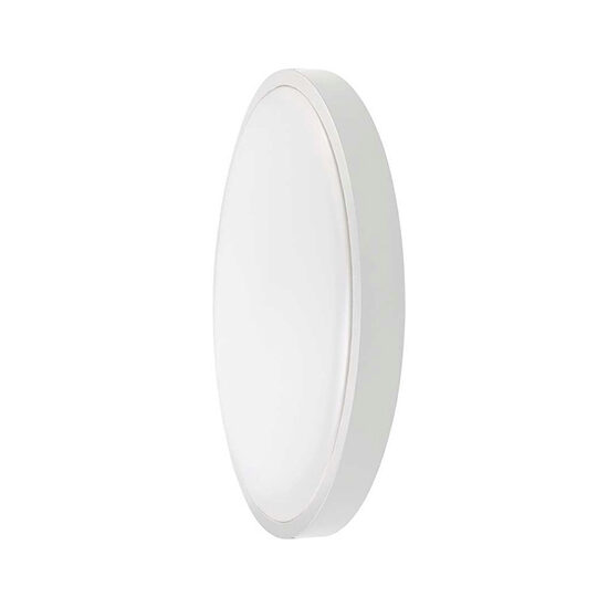 Plafoniera led cu senzor de miscare, 24W, lumina rece 3000K, IP44, 2400 lm, diametru 295 mm