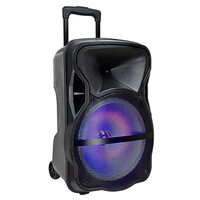 Boxa portabila, 35 W, lumini led, USB/SD/BT/radio FM, Microfon, 510x320x295 mm