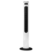 Ventilator turn cu afisare temperatura, 3 viteze, 55 W, Timer, Inaltime 120 cm, Telecomanda
