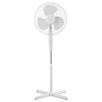 Ventilator cu picior, 3 viteze, Alb, 40 W, Miscare de oscilatie, Inaltime 120 cm, 600 x 600 x 1200 mm