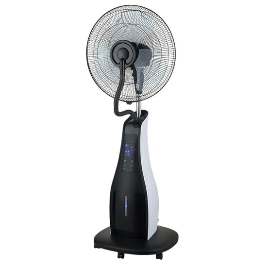 Ventilator turn cu pulverizare, 3 viteze, 80 W, Timer, Rezervor apa 3.2 l, Telecomanda, Diametru 43 cm