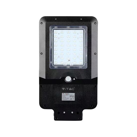 Lampa solara stradala cu senzor de miscare, 150W, 1600 lm, 6000K, 413 x 232 x 58mm, IP65