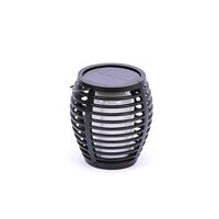 Lampa solara pentru gradina cu efect de flacara, 5 lm, 10 x 10 x 65 cm, IP44