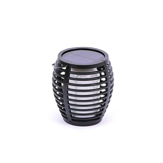 Lampa solara pentru gradina cu efect de flacara, 5 lm, 10 x 10 x 65 cm, IP44