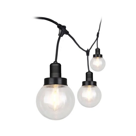 Ghirlanda decorativa 6 x E27, lungime 3 m, IP65, max 360W