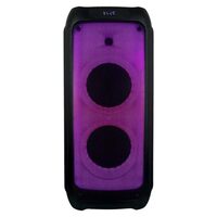 Boxa portabila, 40 W, lumini led RGB, BT/FM/AUX, telecomanda, 320x310x685 mm