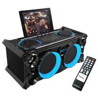 Boxa portabila cu suport tableta, 150 W, BT/FM/AUX, telecomanda, 500x225x215 mm