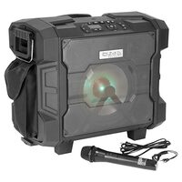 Boxa portabila 150 W, Bluetooth, USB, microSD, AUX și microfon, Roți și troller telescopic, 51x30x45 cm
