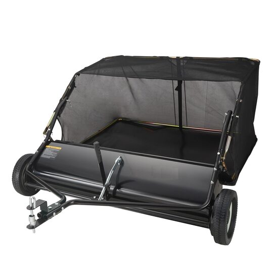 Masina pentru maturat gazon, atasabila ATV sau tractoras,  Latime de lucru 108 cm, cos colectare 200 l, Inaltime reglabila