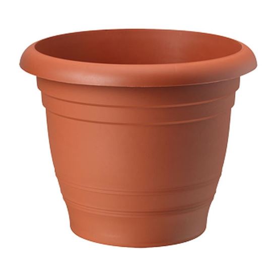 Ghiveci din plastic Strend Pro Afro 35, culoare caramiziu, 35x28 cm