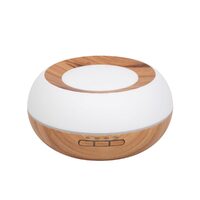 Difuzor aromaterapie cu ultrasunete, 300 ml, Lumina ambientala, 168 x 87 mm