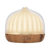 Difuzor aromaterapie cu ultrasunete, Lumina ambientala, 500 ml, 180 x 157 mm