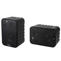 Set 2 difuzoare cutie bass-reflex, Negru, 60 W, bass-reflex Hi-Fi