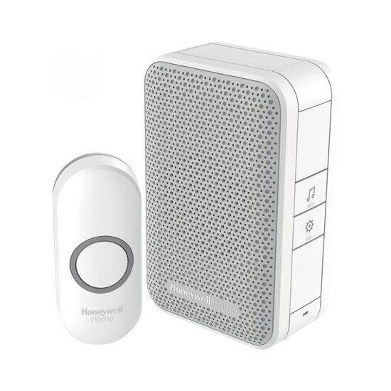 Sonerie fara fir, Honeywell, baterie, 4 x AA, 1 x CR2032, 4 melodii, IP55, 150 m