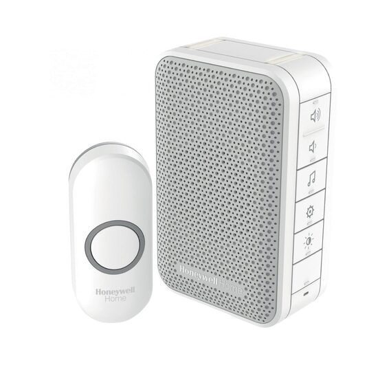 Sonerie fara fir, Honeywell, baterie, 4 x AA, 1 x CR2032, 6 melodii, IP55, 150 m
