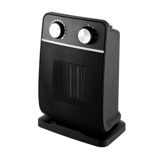 Radiator ceramic, Oscilatie, 2 trepte de incalzire 900 W / 1800 W, dimensiune 22 x 32 x 14.5 cm, Termostat