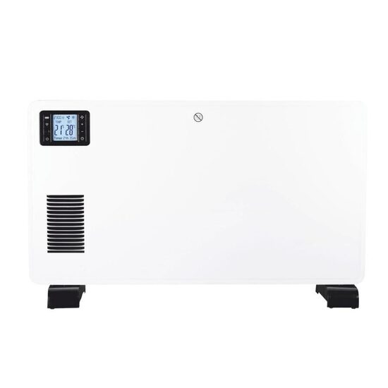 Convector Smart de podea, Turbo, 3 trepte de incalzire 1000 W / 1300 W/ 2300 W, Termostat digital, Telecomanda, 68 x 41.5 x 18 cm