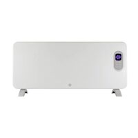 Convector Smart de podea sau perete, 2 trepte de incalzire 1000 W / 2000 W, IPX4, 92 x 43 x 24 cm, Termostat, Temporizator