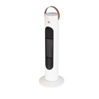 Radiator ceramica, 2 trepte de incalzire 1200 W / 2000 W, Temporizator, Oscilatie, ecran tactil led, 23 x 64 x 23 cm