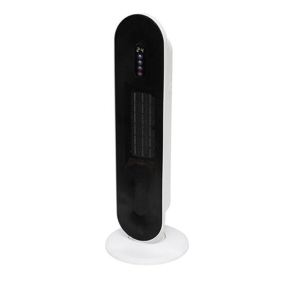 Radiator ceramic, Telecomanda, Oscilatie, 2 trepte de incalzire 1400 W / 2000 W, dimensiune 235 x 635 mm, Temporizator, Termostat