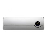 Aeroterma de perete cu telecomanda, 2 trepte de incalzire 1000  / 2000 W, dimensiune 56 x 19 x 12 cm, Termostat