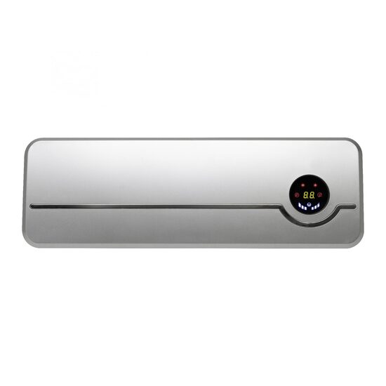 Aeroterma de perete cu telecomanda, 2 trepte de incalzire 1000  / 2000 W, dimensiune 56 x 19 x 12 cm, Termostat