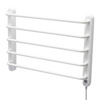 Uscator electric pentru prosoape, fixare perete, 90 W, IPX1, 60 x 44.5 x 9.5 cm, Alb