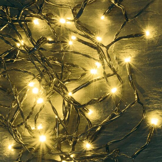 Instalatie luminoasa de interior, 200 x LED, Lumina calda, lungime 16 m, 220 V