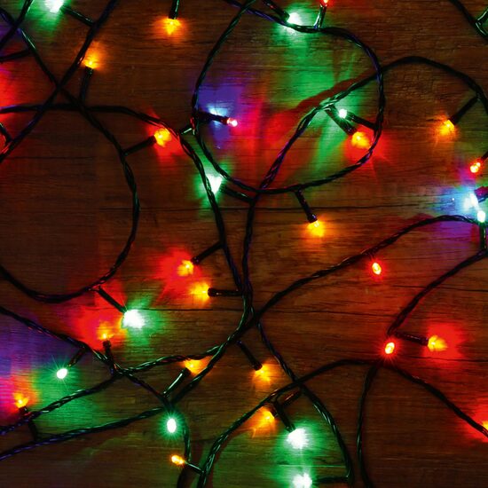 Instalatie luminoasa de interior, 50 x LED, multicolor, lungime 4 m, 220 V