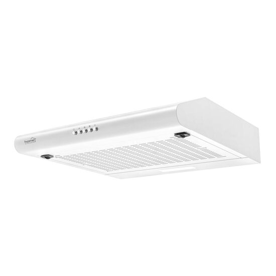 Hota de bucatarie, Home 190 mc/h, 3 trepte de viteza, 38 W, diametru iesire 120 cm, Alb