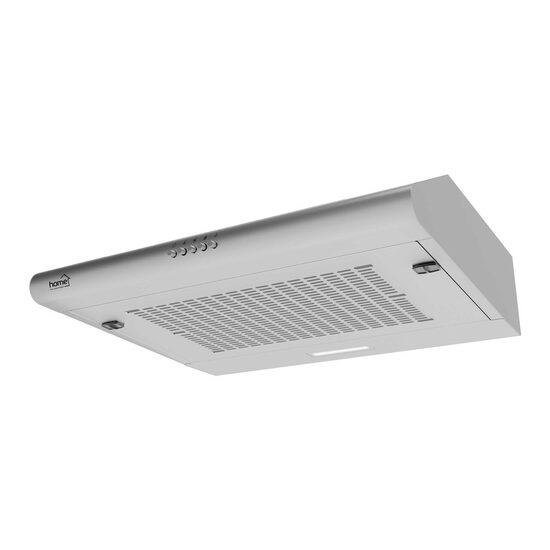 Hota de bucatarie, Home 200 mc/h, 3 trepte de viteza, 38 W, diametru iesire 120 cm, Inox, Latime 60 cm