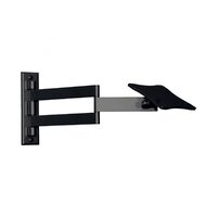 Suport de perete, Aluminiu, max 15 kg, Mobil, Negru, 75 x75, 100 x 100