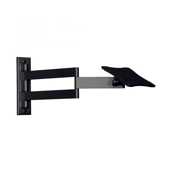 Suport de perete, Aluminiu, max 15 kg, Mobil, Negru, 75 x75, 100 x 100